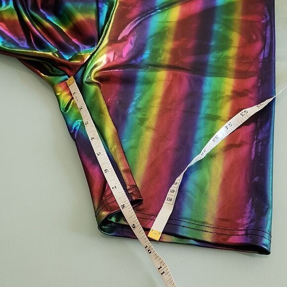 Crazy Train Rainbow Shimmer Shorts - Picture 7 of 9